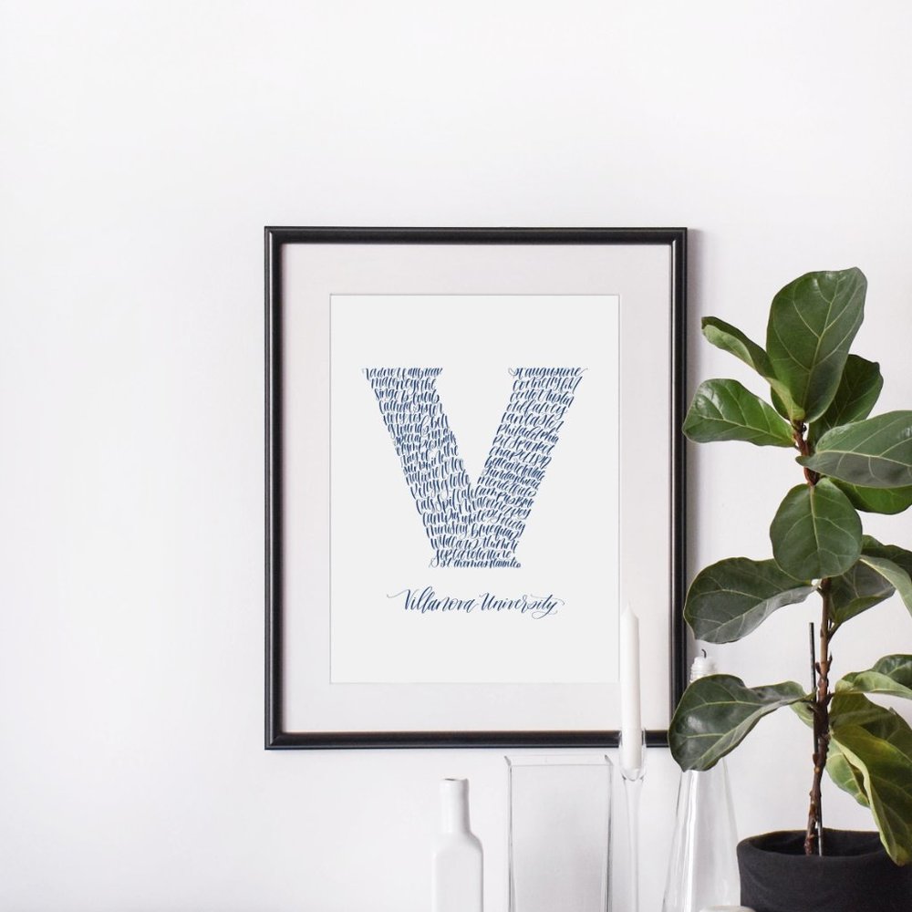 Villanova University Word Art - Picture 2 of 4
